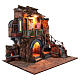 Village with oven for Neapolitan Nativity Scene of 10 cm of 18th century style, 75x50x85 cm s5
