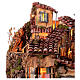 Borgo arroccato presepe napoletano per statue 10 cm stile 700 80x70x50 cm s4