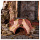 Ambientazione tempio con colonna presepe Napoli 30-40 cm 90x70x50 cm s5