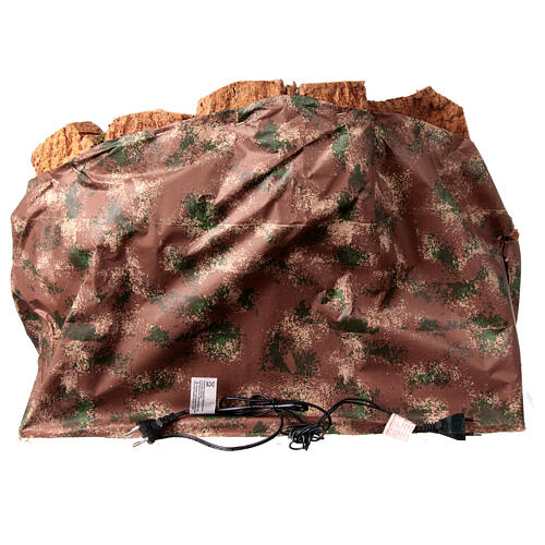 Pueblo belén napolitano 12-14 cm cascada pueblo montano 45x60x35 cm 5