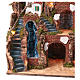 Décor golfe coloré crèche Naples 12 cm chute d'eau 50x50x35 cm s2