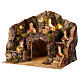 Borgo presepe 12 cm case miniatura Napoli illuminato 25x35x25 cm s2