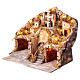 Village napolitain crèche 12-14 cm fontaine moulin mouvement 50x55x40 cm s3