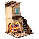 Casa stile 700 mestiere pittore presepe 10-12 cm Napoli 40x25x25 cm s3