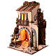 House in 18th century style with cheese stall for 10-12 cm Neapolitan Nativity Scene, 40x25x25 cm s2