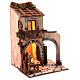 Casa stile 700 con arco banco formaggi presepe Napoli 10 cm 40x25x25 cm s3