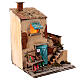 Casa vinaio presepe napoletano 10 cm stile 700 illuminata 35x25x25 cm s3