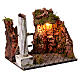 Ruined temple column Neapolitan nativity scene 14-20 cm illuminated 35x40x30 cm s3