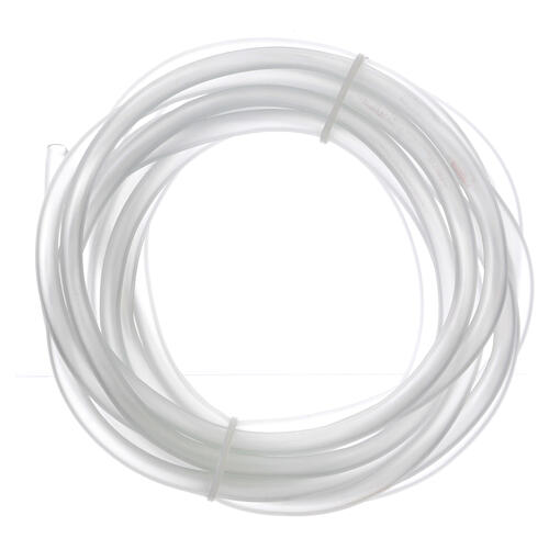 Tube for fountain, 200 in, 0.24 in diameter, clear rubber 1