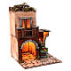 House in 18th century style with fruit stall for 12 cm Neapolitan Nativity Scene, 35x25x25 cm s3