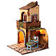 House in 18th century style with fishermonger's stall for 12 cm Neapolitan Nativity Scene, 40x25x25 cm s2