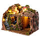 Setting with cave and waterfall for 12 cm Neapolitan Nativity Scene, 25x20x20 cm s3