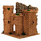 Château avec donjon crèche napolitaine 8 cm liège 25x30x20 cm s3