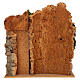 Castello con torrione presepe 8 cm napoletano sughero 25x30x20 cm s4