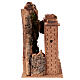 Mountain castle for 8 cm Neapolitan Nativity Scene, cork, 30x25x15 cm s4