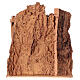 Château de montagne crèche napolitaine 8 cm liège 30x25x15 cm s5