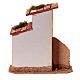 Miniature house with low wall for 6 cm Neapolitan Nativity Scene, 15x15x10 cm s4
