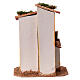 Set of three miniature houses for 6 cm Neapolitan Nativity Scene, cork, 20x15x10 cm s4