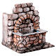 Neapolitan nativity scene gray stone arch fountain 12 cm 20x15x15 cm s3