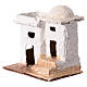 Miniatur-Haus mit Stufe, arabischer Stil, Krippenzubehör, für neapolitanische 3 cm Krippe, 10x10x5 cm s2