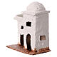 Miniatur-Doppelhaus, arabischer Stil, Krippenzubehör, für neapolitanische 4 cm Krippe, 10x10x5 cm s2