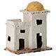 Double house in Arabic style for 4 cm Neapolitan Nativity Scene, background setting, 10x10x5 cm s3