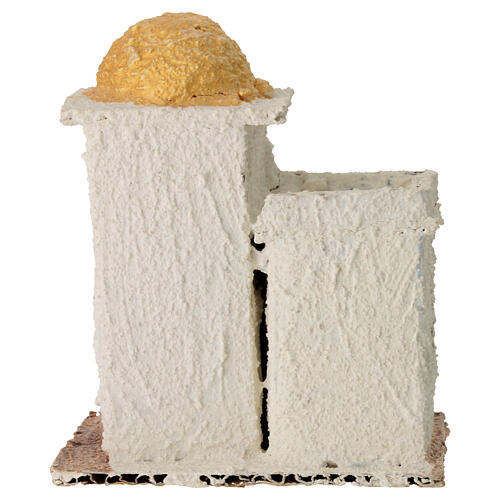 Dom podwójny do szopki, Neapol, styl arabski, 10x10x5 cm 5