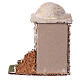 Maison en pierre miniature crèche napolitaine 4 cm style arabe 12x12x10 cm s4