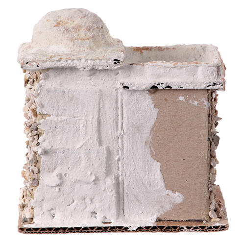 Casa miniatura sasso con gradini presepe napoletano 3 cm lontananze 10x10x5 cm 8