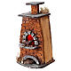 Corner oven with fire effect light for 10 cm Neapolitan Nativity Scene, 15x10x5 cm s2