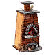 Miniature brick oven 10 cm Neapolitan fire effect bulb 15x10x5 cm s3