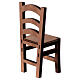 Krzesło z drewna, szopka neapolitańska 24-30 cm, h rzeczywista 15 cm s3