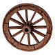 Rad mit Speichen aus Holz, Krippenzubehör, neapolitanischer Stil, 4,5 cm Durchmesser s3