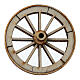 Roda madeira presépio napolitano diâm. 4,5 cm s4