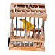 Cage canari crèche napolitaine 12 cm ouvrante terre cuite 3x3x3 cm s1