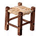 Stuffed stool for 6 cm Neapolitan Nativity Scene, real height 2.5 cm s2