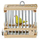 Cage canari crèche napolitaine 12 cm ouvrante 4x4x3 cm s1