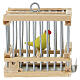 Cage canari crèche napolitaine 12 cm ouvrante 4x4x3 cm s3