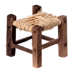 Stuffed stool of 2 cm for Neapolitan Nativity Scene with 4-6 cm characters