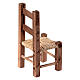 Sedia impagliata presepe 8 cm Napoli h reale 5 cm s3