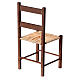 Cadeira de palha e madeira presépio napolitano 20-24 cm h 14 cm s3