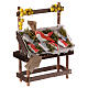 Banco pescivendolo miniature terracotta presepe 12 cm Napoli 10x10x5 cm s3