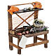 Miniature fishmonger's stall terracotta nativity scene 12 cm Naples 10x10x5 cm s4