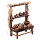 Banco panettiere presepe 12 cm Napoli miniature terracotta 15x10x5 cm s3
