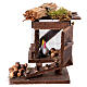Wooden henhouse with eggs and hens for 12 cm Neapolitan Nativity Scene, 10x10x10 cm s1