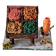 Spice stall for 10 cm Neapolitan Nativity Scene, 5x10x10 cm s1