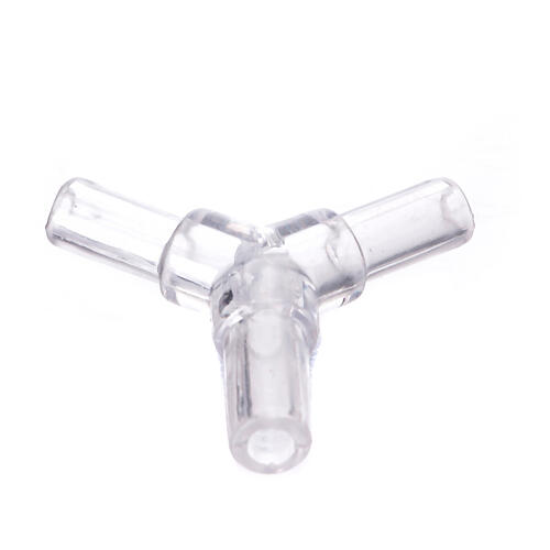 Two-way water diverter for miniature PVC nativity scene 1