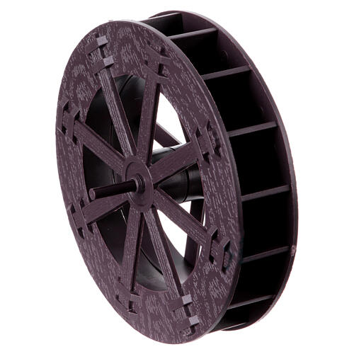 Nativity water mill wheel diam 11 cm pvc 2