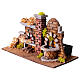 Oven and fountain scene for 8 cm Neapolitan Nativity Scene, 15x25x10 cm s2