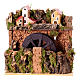 Watermill for background setting, Neapolitan Nativity Scene with 8-10 cm characters s1